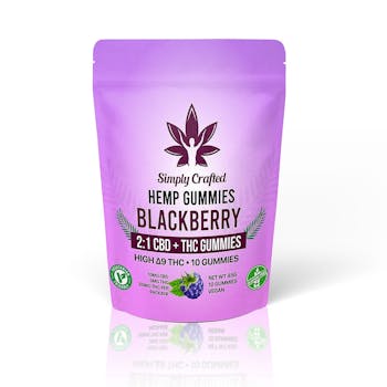 2:1 CBD + THC Gummies | Blackberry
